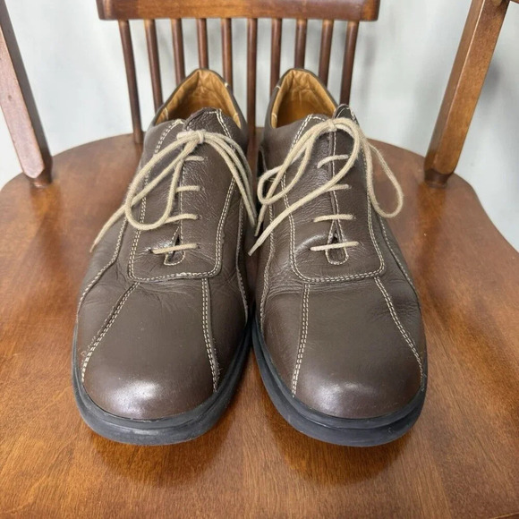 Sandro Men’s Size 10.5 D Lace Up Brown Shoes Leather Office Comfort Air Walk main image 8